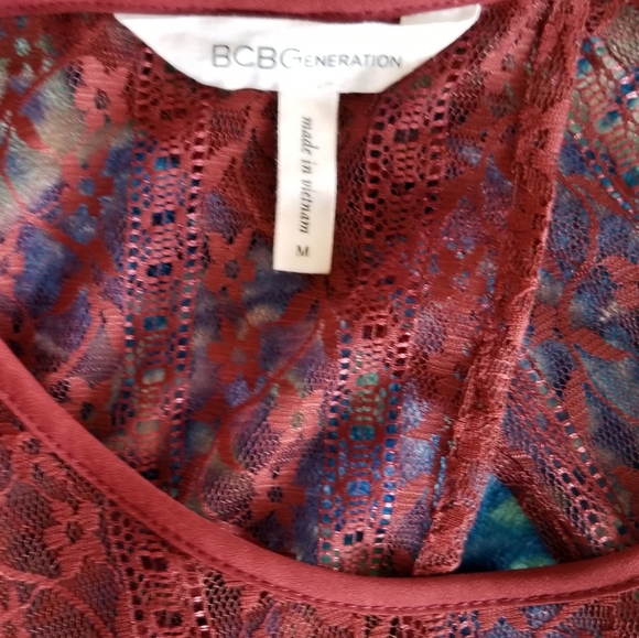 BCBgeneration M sheer lace top - Picture 7 of 7